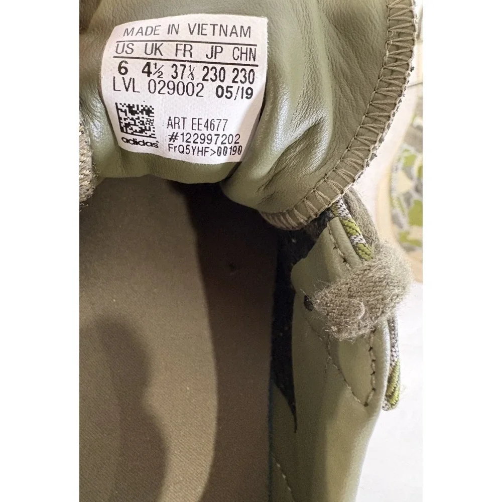 Adidas Originals Sambarose Olive‎ Camo Women's Athletic Shoes EE4677 Size 6